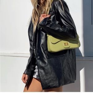 Princess Polly Vegan Faux Leather Black Jacket